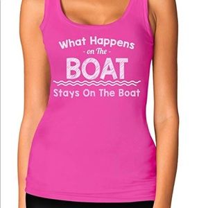 Pink Boating Tank Top